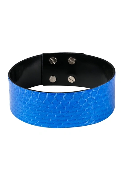 Manokhi Andalusia Choker In Blue