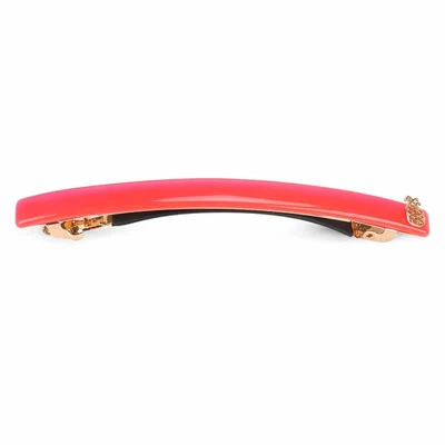 Ia Bon Slim Hair Clip – Spicy Coral In Red