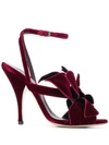 Marco De Vincenzo Heeled Sandals In Purple