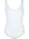 Solid & Striped The Anne-marie Quilted Swimsuit In Blue