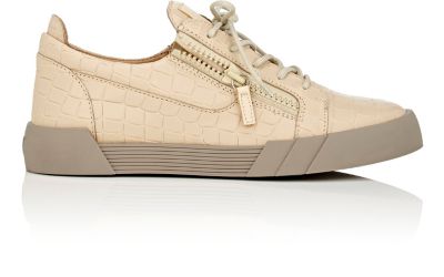 giuseppe zanotti croc embossed sneakers
