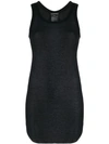 Ann Demeulemeester Sleeveless Fitted Top In Black