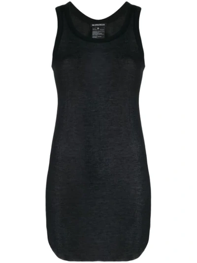 Ann Demeulemeester Sleeveless Fitted Top In Black