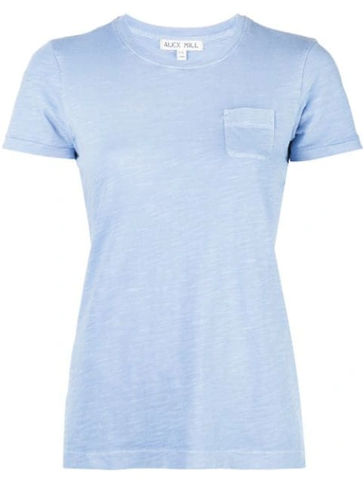 Alex Mill Slub T In Blue