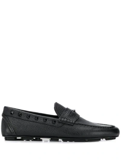 Valentino Garavani Garavani Rockstud Loafers In Black