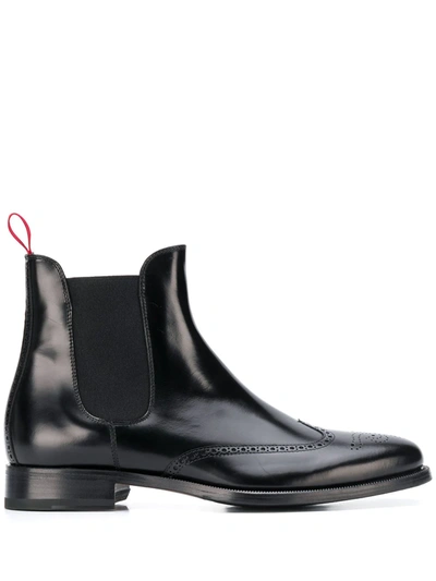 Scarosso Chelsea Boots In Black