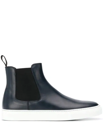 Scarosso Slip-on Boots In Blue