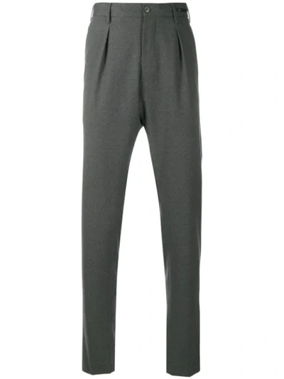Pt01 High-waist Tailored Trousers In Grey