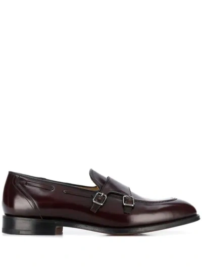 Church's Monk-buckle Loafers In Red