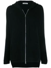 La Fileria For D'aniello Cashmere Zipped Jacket In Black