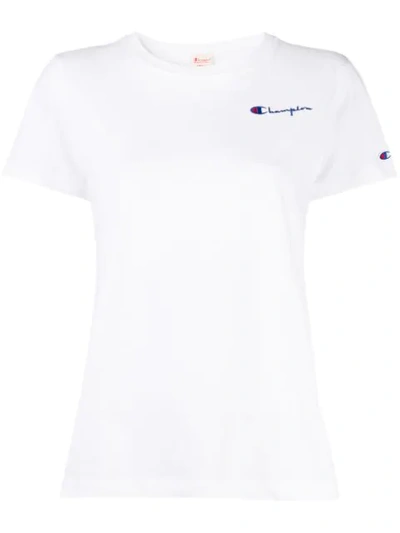 Champion Embroidered Logo T-shirt In White