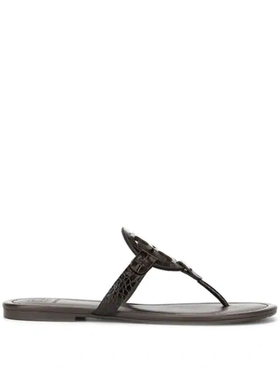 Tory Burch Miller Sandals In Brown