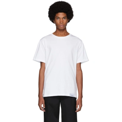 3.1 Phillip Lim / フィリップ リム Stitched Chest Pocket T-shirt In Optic White