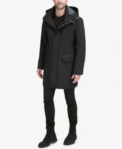 Cole Haan Insulated Water Resistant Car Coat In Black | ModeSens