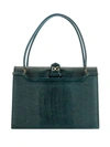 Dolce & Gabbana Ingrid Embossed Tote Bag In Green