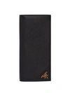 Prada Saffiano Document Holder In Black