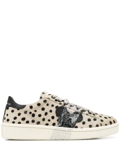 Moa Master Of Arts Animal Print Sneakers In Neutrals