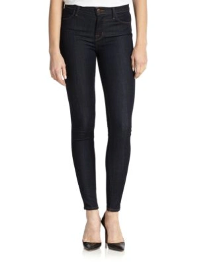 J Brand Maria High-rise Skinny Jeans In After Dark