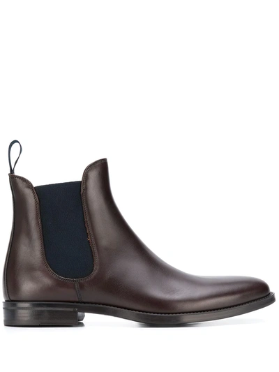 Scarosso Ankle Boots In Brown