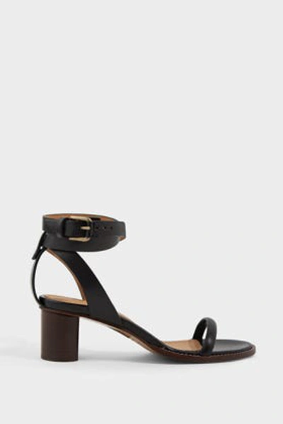 Isabel Marant Jadler Leather Sandals In Black