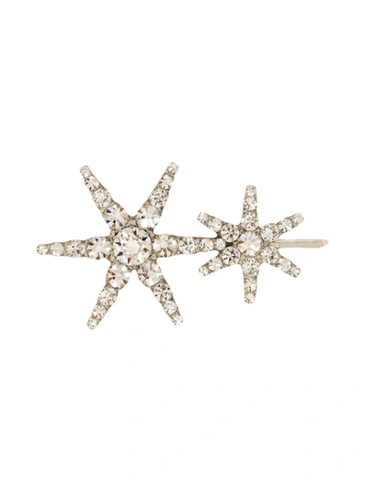 Jennifer Behr Silver-tone Venus Crystal Star Bobby Pin