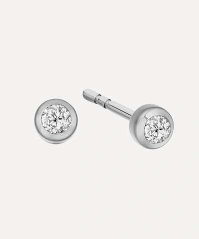 Astley Clarke White Gold Mini Icon Nova Diamond Stud Earrings