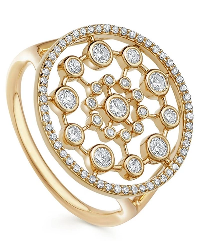 Astley Clarke Gold Large Icon Nova Diamond Ring
