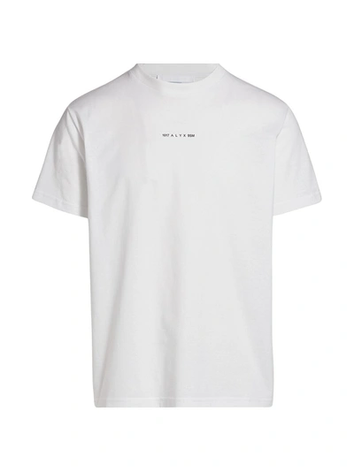 Alyx Men's Visual Logo T-shirt In White,black