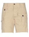 Dsquared2 Shorts & Bermuda In Beige