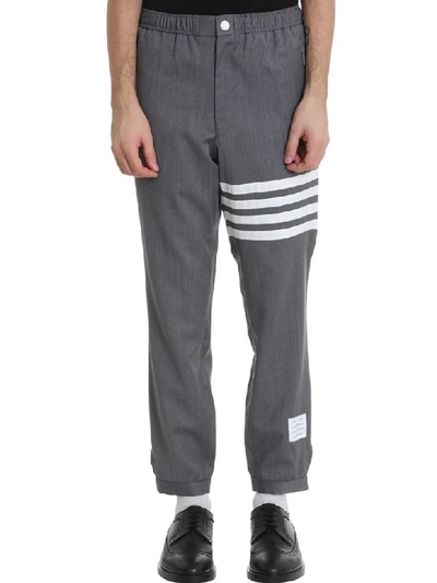 Thom Browne Pants In Grey Wool