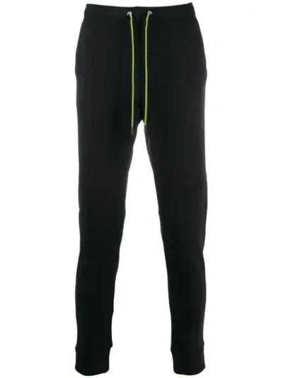 Fendi Monster Eyes Tracksuit Trousers  In F17w0 Black+fluo Yellow