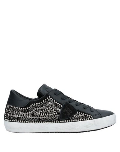 Philippe Model Sneakers In Black