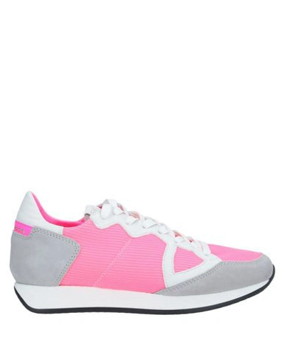 Philippe Model Sneakers In Fuchsia
