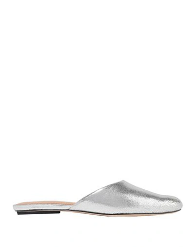 Halston Heritage Mules And Clogs In Silver