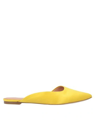 Sigerson Morrison Mules In Yellow