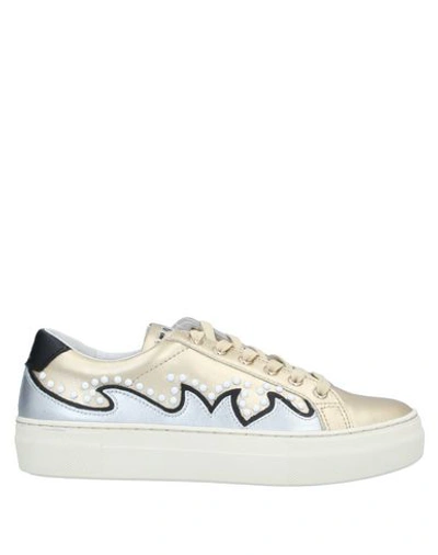 Moa Master Of Arts Sneakers In Gold