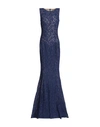 Michael Kors Long Dresses In Dark Blue