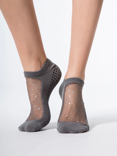 Shashi Star Cool Feet Socks - Star Charcoal - Size S