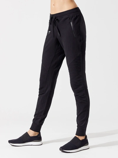 Alo Yoga Urban Moto Sweatpant In Black