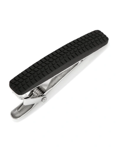 Cufflinks, Inc Carbon Fiber Tire-tread Tie Bar In Silver