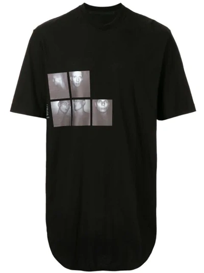 Julius Photographic Print T-shirt In Black