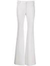 Tom Ford Stretch Lady Flared Trousers In White