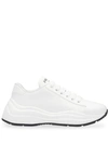 Prada Chunky Sole Sneakers In White