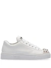 Miu Miu Low-top Sneakers In White