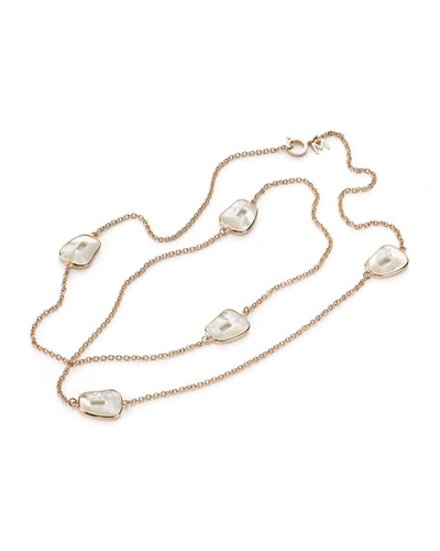 Mattioli Puzzle 18k Rose Gold Long 5-mother-of-pearl Necklace