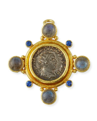 Elizabeth Locke Rare Ancient Roman Silver Coin Brooch/pendant