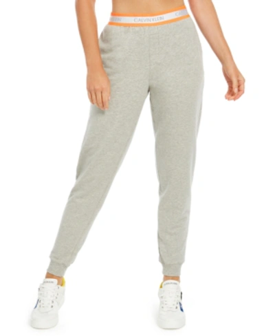 Calvin Klein Limited Edition Lounge Jogger Pants In Grey Heather