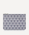 Liberty London Iphis Canvas Medium Pouch In Light Grey