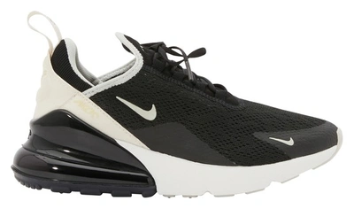 Nike Air Max 270 Premium Sneaker In Black/lt Bone-lt Bone-platinum Tint-lt Cream