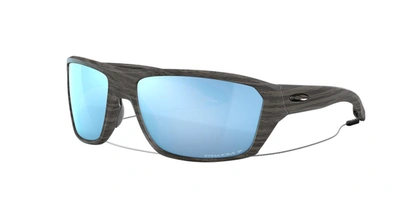 Oakley Man Sunglasses Oo9416 Split Shot Woodgrain Collection In Prizm Deep Water Polarized